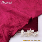 Breeze Korean Velvet 2-Piece Suit Unstitched B01