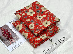 Sapphire Doria Linen All Over 2 PC Suit DL04