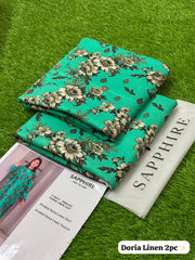 Sapphire Doria Linen All Over 2 PC Suit DL01