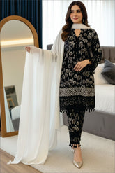 Sapphire 3-PCS All Over Printed Suit Unstitched | 5011