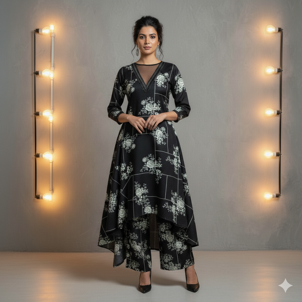 Sapphire 2-PCS ALLOVER PRINTED MID SEASON Premium COTTON 4302