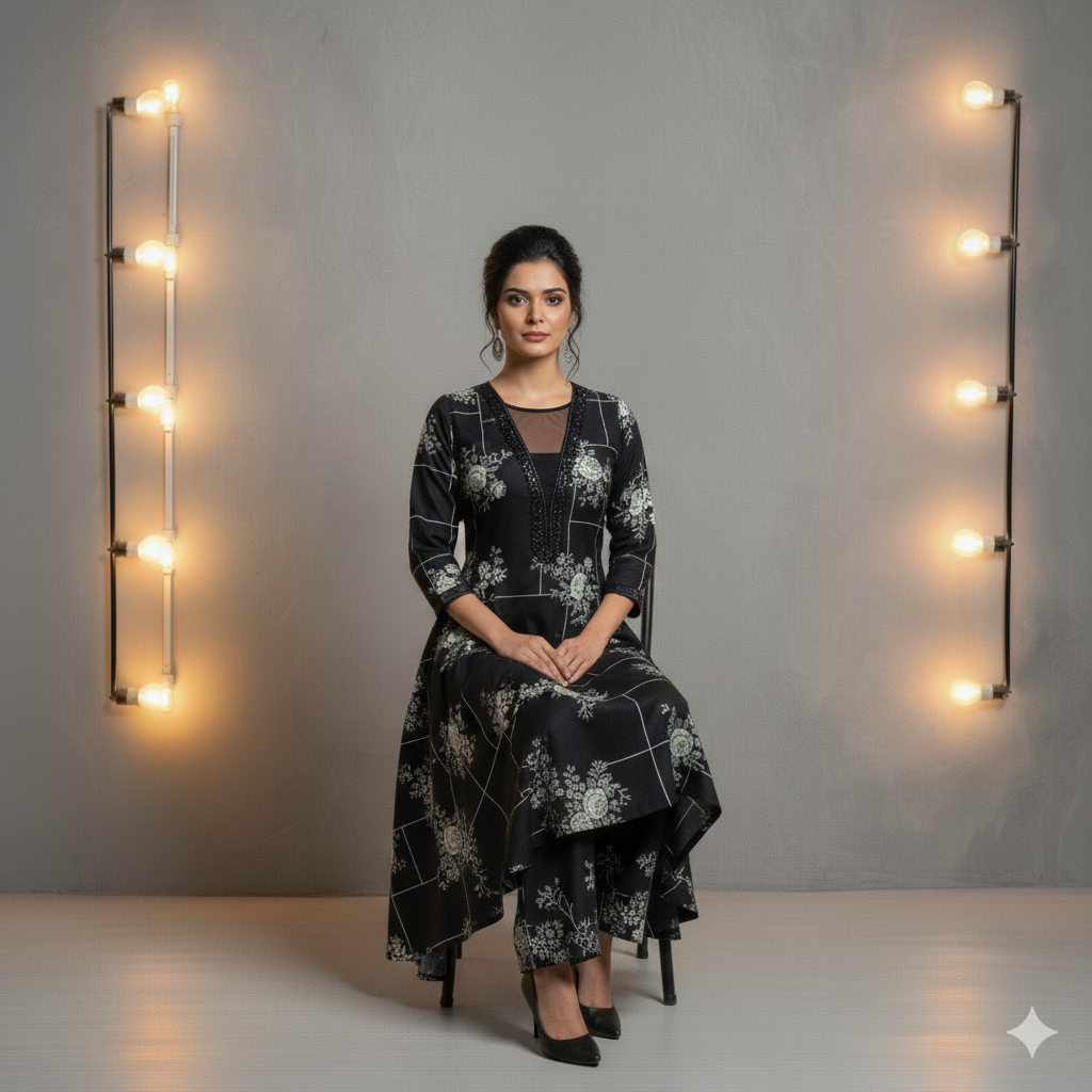 Sapphire 2-PCS ALLOVER PRINTED MID SEASON Premium COTTON 4302