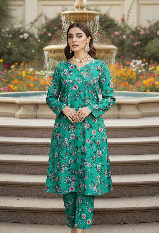 Sapphire 2-PCS ALLOVER PRINTED MID SEASON Premium COTTON A15