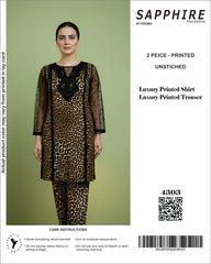 Sapphire 2-PCS ALLOVER PRINTED MID SEASON Premium COTTON 4303