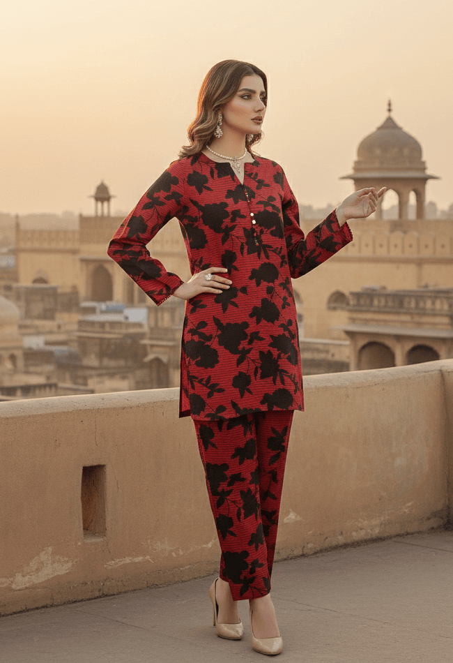 Sapphire 2-PCS ALLOVER PRINTED MID SEASON Premium COTTON A07