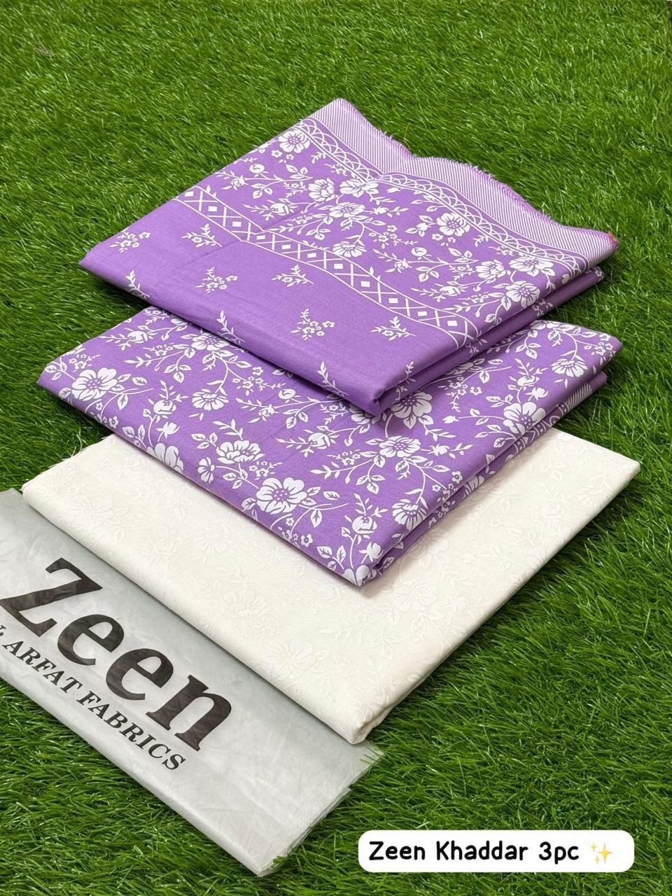 Zeen Khaddar 3PC Suit KH08