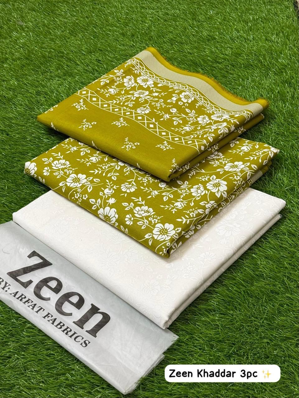 Zeen Khaddar 3PC Suit KH06