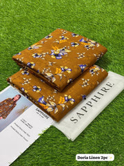 Sapphire Doria Linen All Over 2 PC Suit DL11