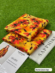 Sapphire Doria Linen All Over 2 PC Suit DL02